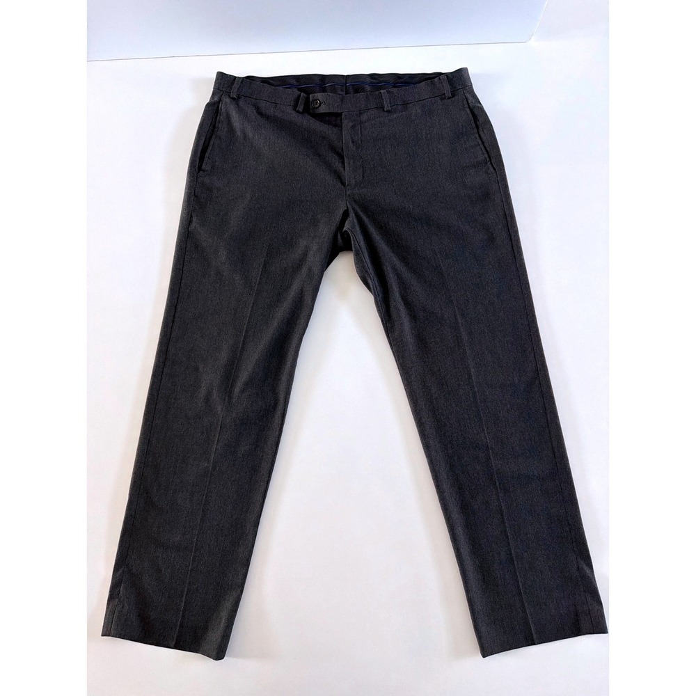 Lauren Ralph Lauren Mens Dress Pants Charcoal Gray 38x30 Straight Leg Trousers